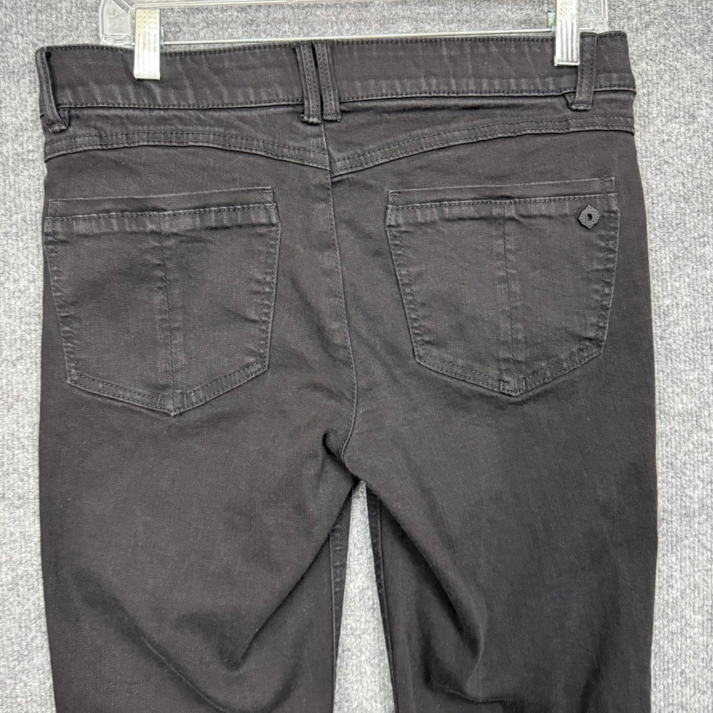 Democracy Jeans Womens 8 Black Bootcut Stretch Ab Solution Tummy Control 32x33 - Picture 5 of 16